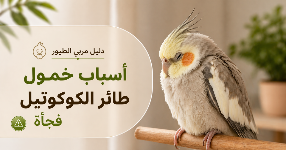 اسباب خمول طائر الكوكتيل