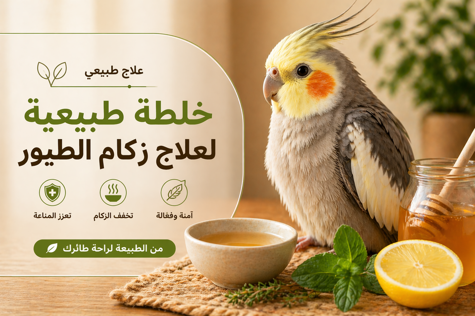 خلطة طبيعية لعلاج زكام الطيور