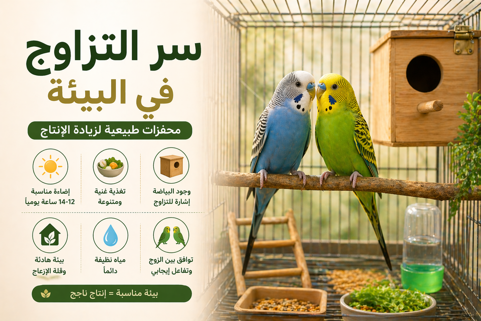 محفزات التزاوج الطبيعية للبادجي: كيف ترفع نسبة الإنتاج بسرعة؟