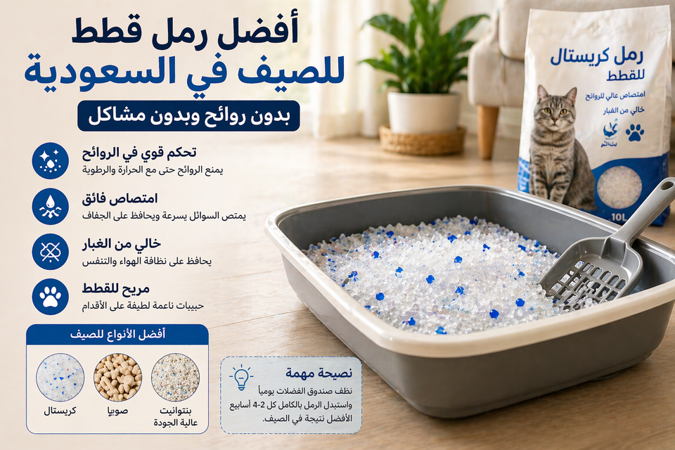 افضل نوع رمل بدون روائح