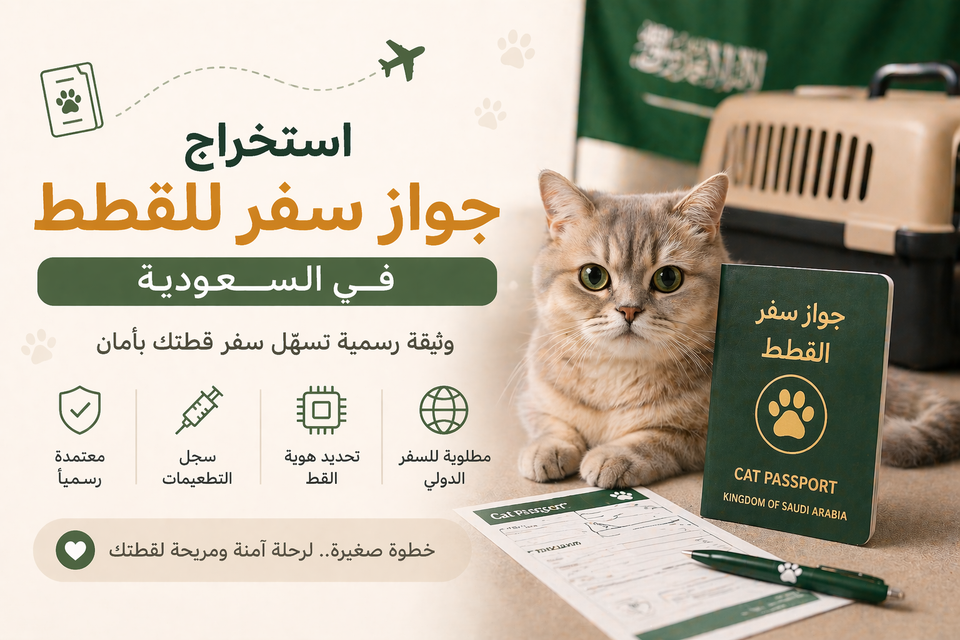 استخراج جواز سفر للقطط