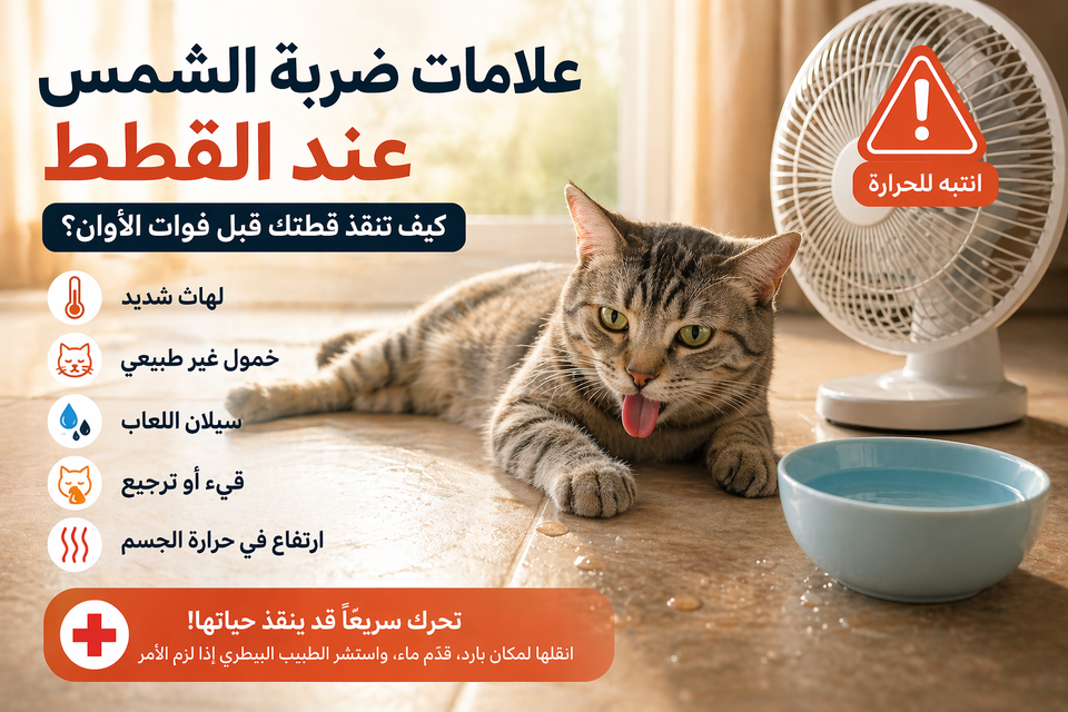 علامات ضربة الشمس عند البسس