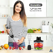 خلاط يدوي BioloMix 4-in-1 بقوة 1200W – 6 سرعات، مع كوب تقطيع وكوب خلط وخفاقة