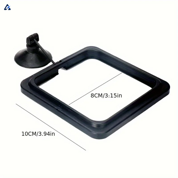 Floating Fish Feeding Ring with Suction Cup – Aquarium Food Station | Circle & Square