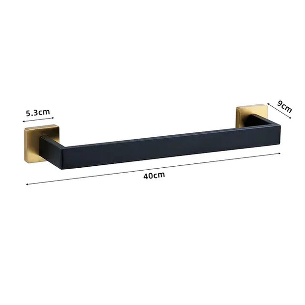 Modern Stainless Steel Bath Accessory Kit