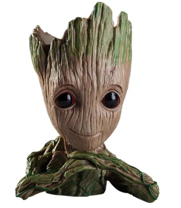 تمثال Baby Groot وعاء الزهور – 16cm PVC قابل للتجميع | Guardians of the Galaxy