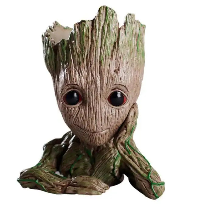 تمثال Baby Groot وعاء الزهور – 16cm PVC قابل للتجميع | Guardians of the Galaxy