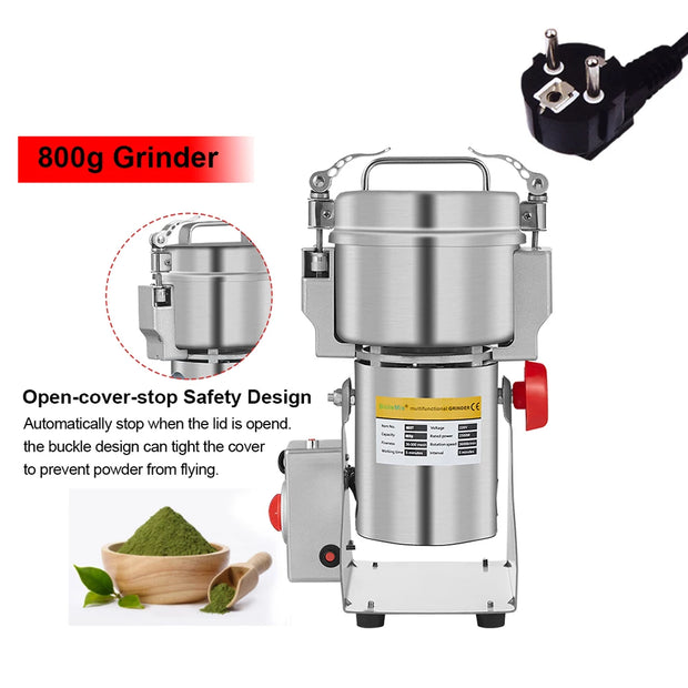 BioloMix Electric Grinder 700g/800g – Spices, Herbs, Coffee & Grains | 2500W