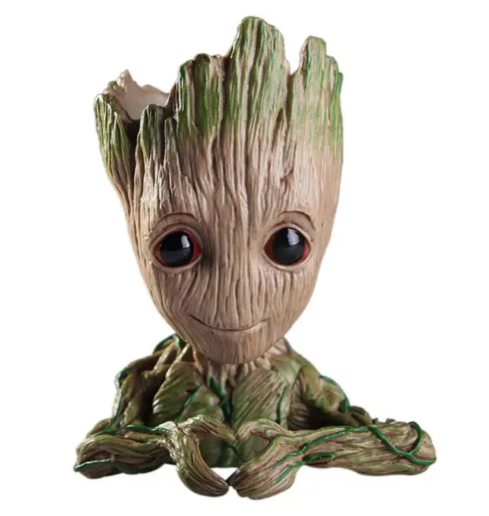 تمثال Baby Groot وعاء الزهور – 16cm PVC قابل للتجميع | Guardians of the Galaxy