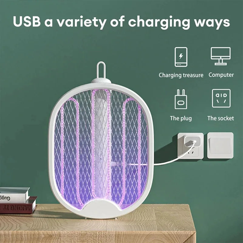 Frog-shaped USB device with charging options on a green background