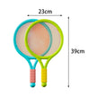Two colorful bug拍 with dimensions labeled on a white background