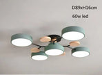 ثريا سقف حديثة متعددة الرؤوس – LED 3 درجات حرارة، 4 أو 5 رؤوس