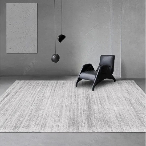 Nordic Geometric Area Rug – Washable Non-Slip Polyester Carpet