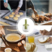 Collage of cooking activities with a focus on a kitchen tool.