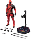 Deadpool action figure with accessories on a white background