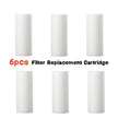 Six filter replacement cartridges on a white background with text indicating quantity.