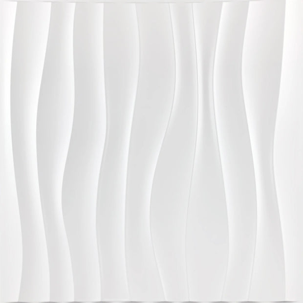 White fabric with wavy texture on a white background