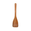 Wooden spatula on a white background