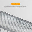 Thin slice front shovel made from 0.8mm metal sheet on a gray background