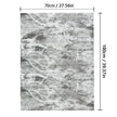 Marble-patterned tile with dimensions indicated on a white background