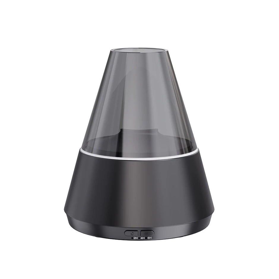 جهاز ترطيب هواء USB مصغر وناشر عطور – لهب LED، 7 ألوان، 120ml
