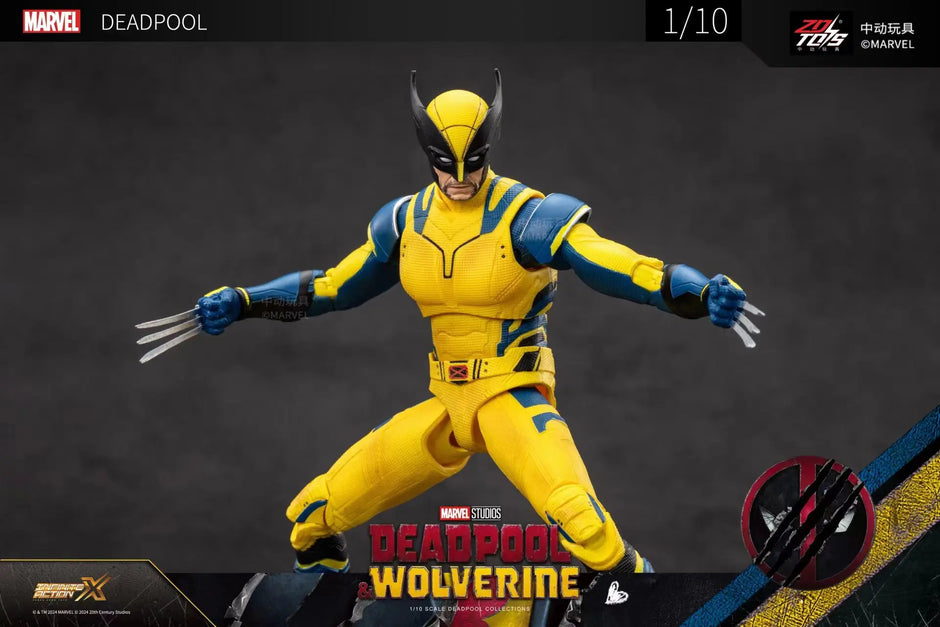 تمثال Deadpool & Wolverine – 18cm PVC قابل للتجميع | ZD Toys سلسلة Super War