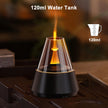 جهاز ترطيب هواء USB مصغر وناشر عطور – لهب LED، 7 ألوان، 120ml