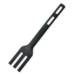 Black grill fork on a white background