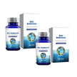 Two bottles and two boxes of Water Dechlorinator on a white background