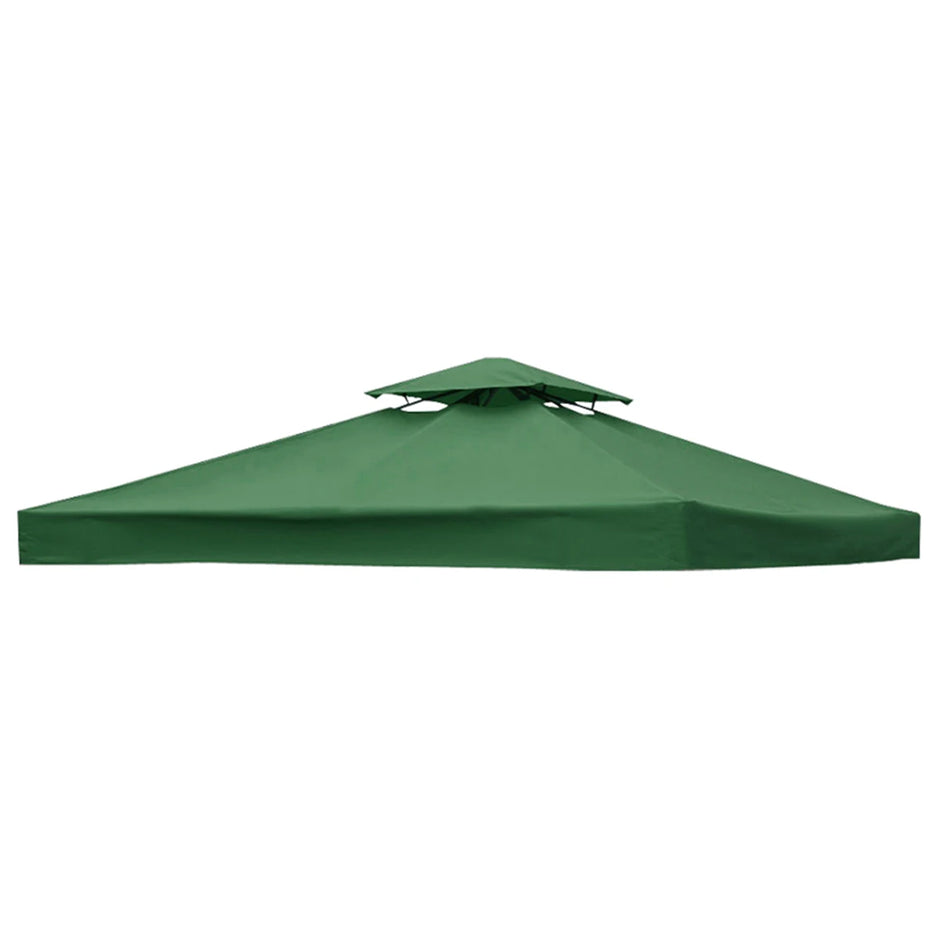 Green outdoor canopy on a white background