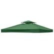 Green outdoor canopy on a white background