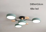 ثريا سقف حديثة متعددة الرؤوس – LED 3 درجات حرارة، 4 أو 5 رؤوس
