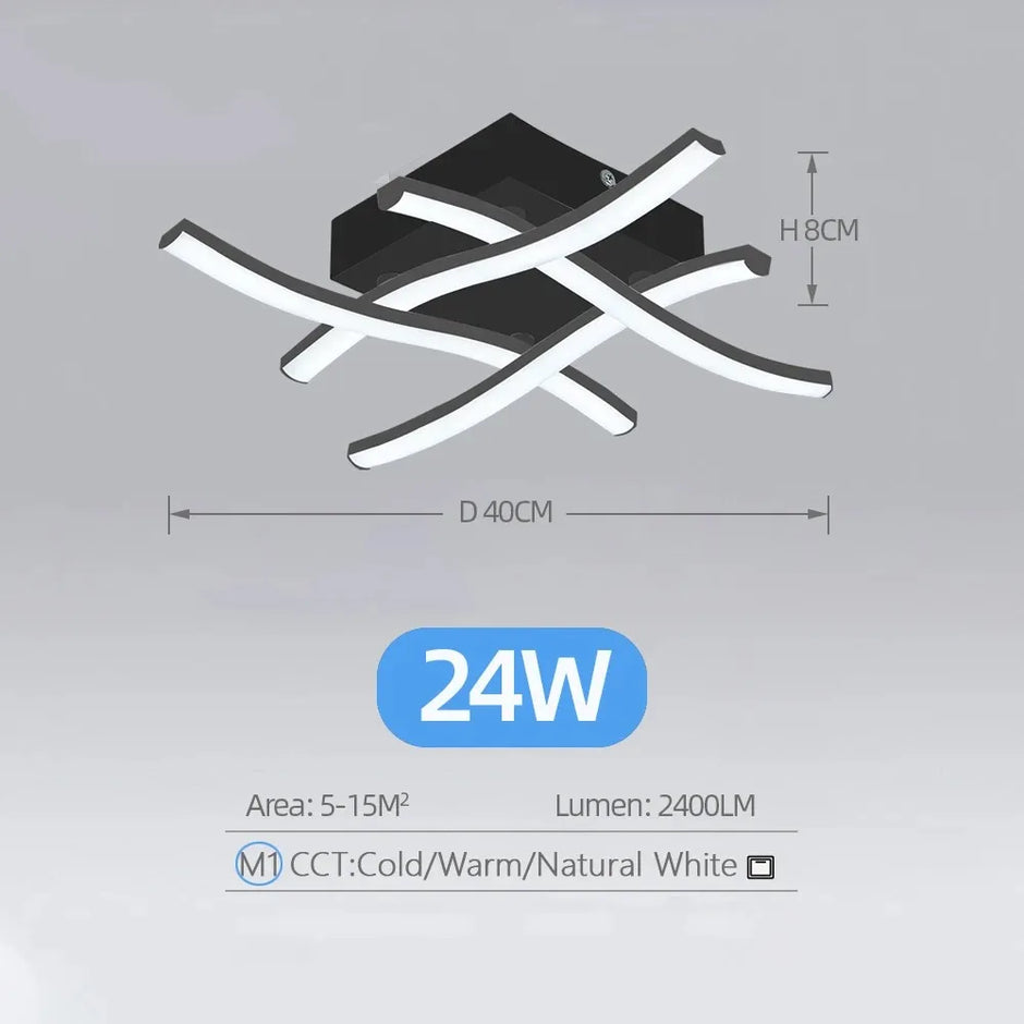 Ceiling light fixture with dimensions and specifications on a gray background