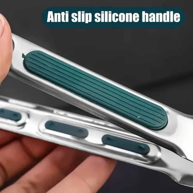 Close-up of a phone case with anti-slip silicone handle and text 'Anti slip silicone handle'.