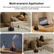 Rookee humidifier used in various settings including a bedroom, office, and living room.
