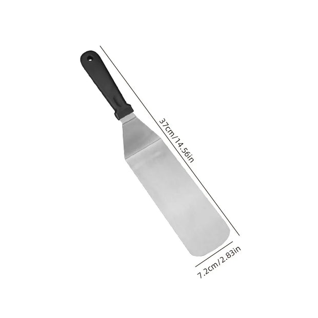 Stainless Steel Kitchen Spatula – Cooking Shovel, Burger Flipper & Scraper for Steak, Pancakes & BBQ