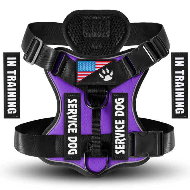 Service Dog Harness - Reflective Vest Harness for All Stages Dogs