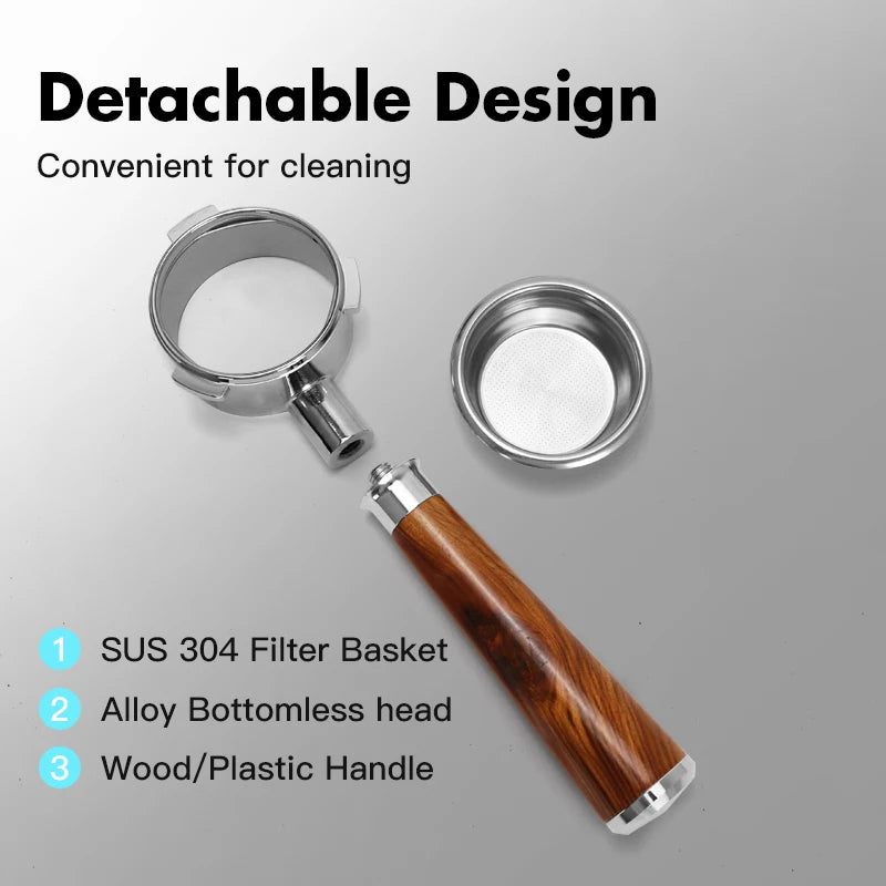 Coffee filter with detachable design on a gray background