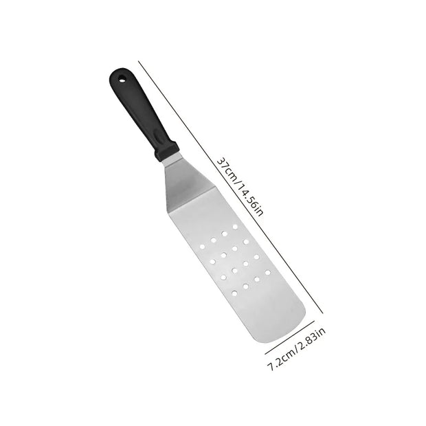 Stainless Steel Kitchen Spatula – Cooking Shovel, Burger Flipper & Scraper for Steak, Pancakes & BBQ