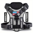 سترة واقية للكلاب المساعدة - سترة عاكسة مناسبة لجميع مراحل نمو الكلاب