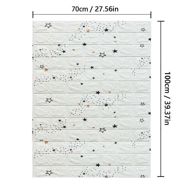White quilt with star pattern and measurements on a white background