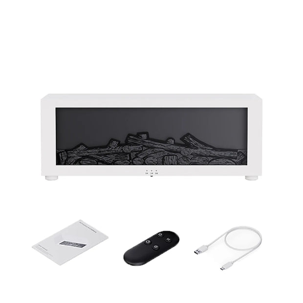 Flame Aroma Diffuser & Humidifier with LED Light & Remote Control – Raugee