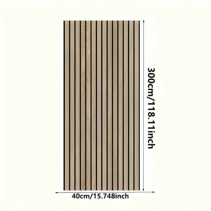 Rectangular mat with striped pattern and dimensions on a white background