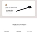 طاحونة قهوة كهربائية بُرّ – بطارية 1500mAh، شحن Type-C، إعدادات طحن قابلة للضبط