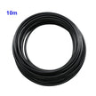 Coiled black cable with '10m' label on a white background