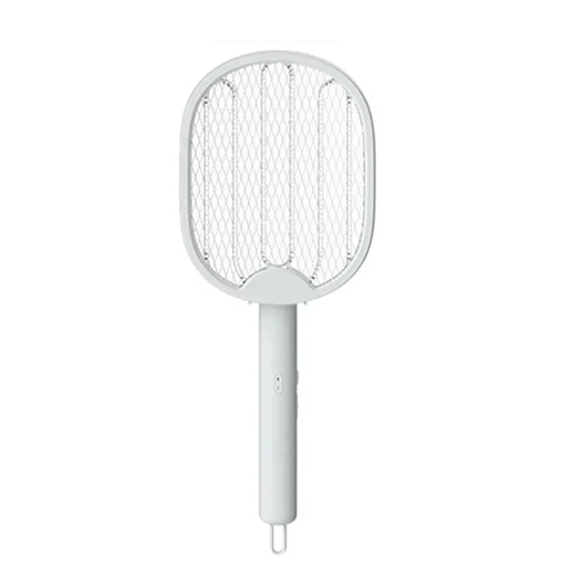 White fly swatter on a white background