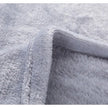 Close-up of gray textured fabric