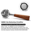 بورتافيلتر 58mm بدون قاع – 3 آذان، سلة SUS304، متوافق مع Breville وHiBREW وBarsetto والمزيد
