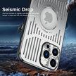 Phone case with Apple logo on a rugged landscape background