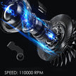 High-speed gear system with glowing blue elements on a black background, featuring the brand 'HONDA'.